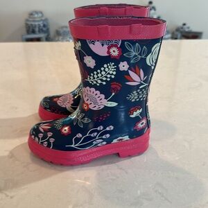 Hatley Girl's Floral Rainboots Size 9 Child